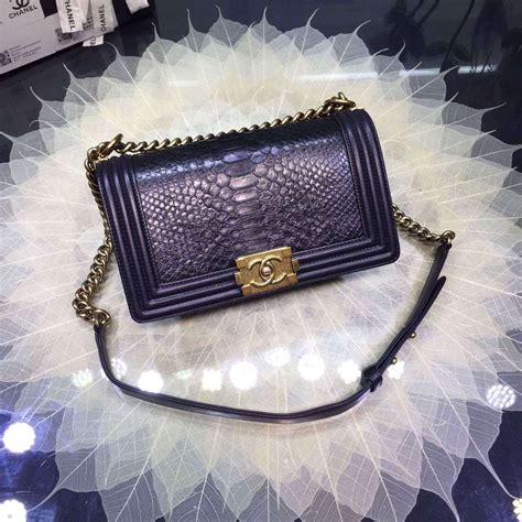 chanel python bag replica